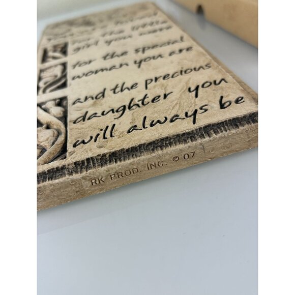 RK Productions Harmony Plaque You are Loved Daughter Gift Cast Stone Wall Art - Picture 6 of 14